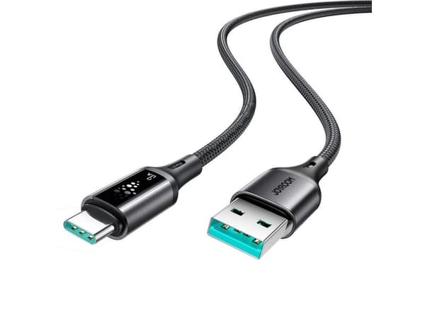 USB-kabel Joyroom S-A60 StarTalk 3A USB-A til USB-C 1,2 m, svart