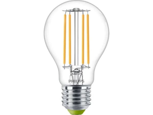 Philips MASTER Ultra Efficient LED Standard 2,3W (40W) E27 840 A60 Klar Glas