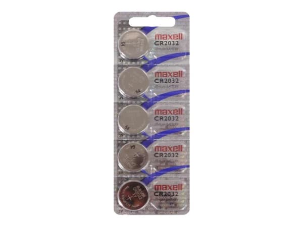 Maxell lithium CR1616 batteri, 5 stk.