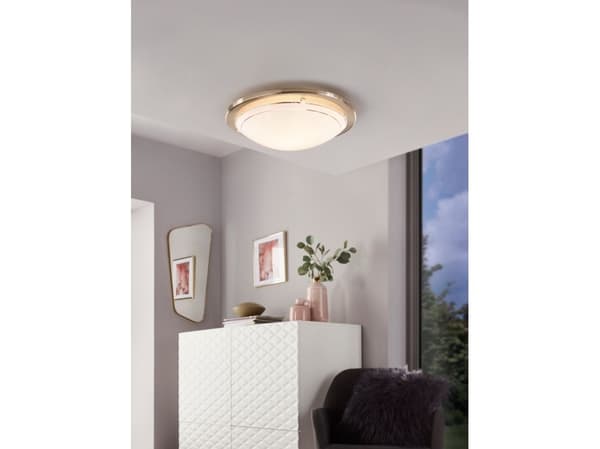 EGLO PLANET 1 plafond i borstat stål