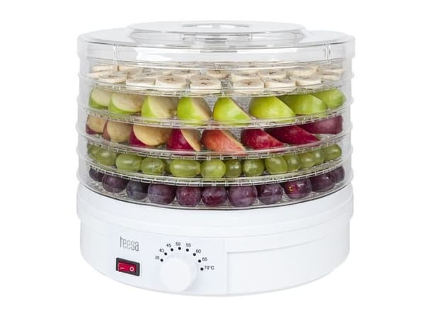 Matdehydrator 250 W - 5 beholdere