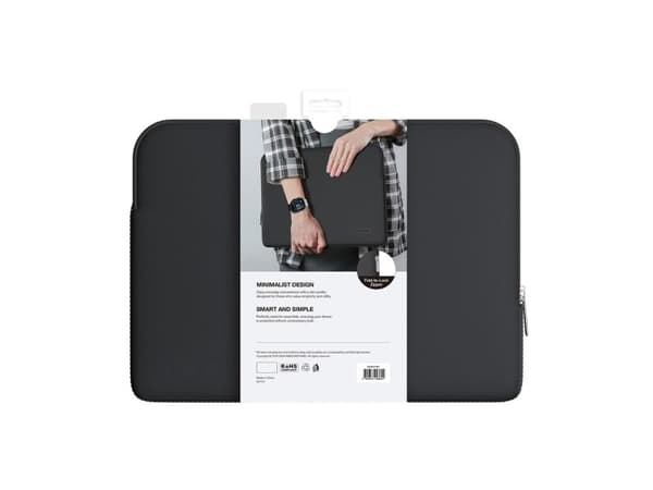 AmazingThing Minimal BasicBag laptopveske for MacBook Neo 13" - sort