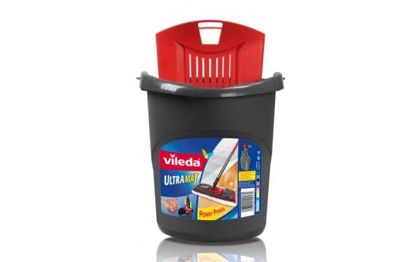 Vileda 4172, Mopp- och hinkset, Polyester, Termoplastisk polymer, Multifärg, Enkel hink