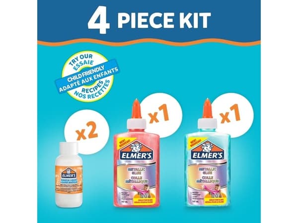 Lim, Elmer´s Metallic slime kit, Slime