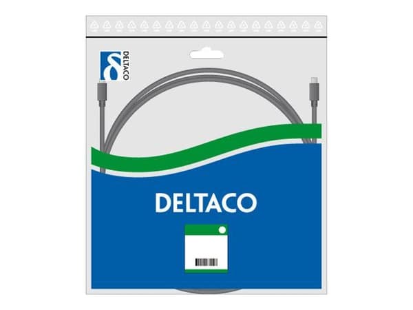 DELTACO U/UTP Cat5e patchkabel 10m, vit