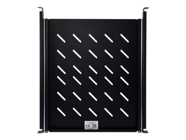 Inter-Tech SWAS-550/800 - Rackgulvpanel - svart, RAL 9005 - 1U - 19"