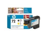 Printhoved HP 72 C9384A, Sort/Gul