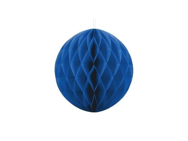 Marinblå pappersväv-kula, 20 cm
