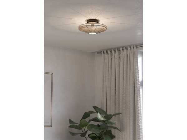 EGLO MIDSUMER taklampe Ø380 E27 SORT/KREM