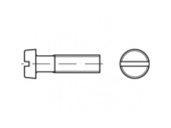 TOOLCRAFT cylinderskruvar M6 16 mm spår Polyamid 200 st