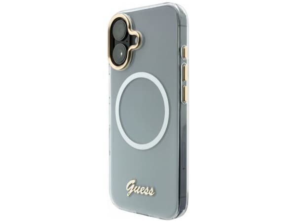 Guess IML Gradient Script MagSafe-deksel til iPhone 17 - hvit