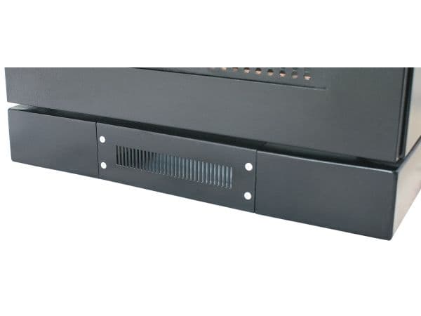 Intellinet 19" Plinth, Racksokkel, Stål, Sort, 1 stykker, 8 kg