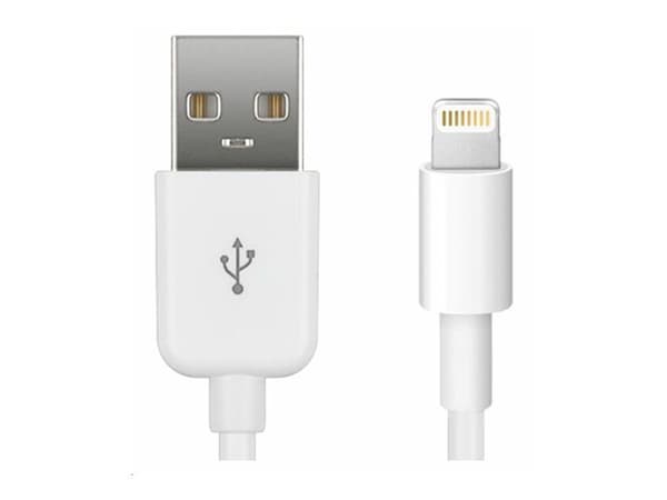MicroConnect - Lightning-kabel - Lightning hann til USB hann - 50 cm - hvit