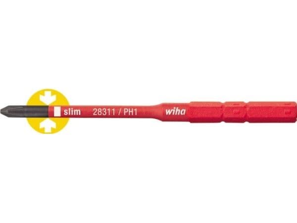 Wiha SlimBit 1000 V bits, PH1