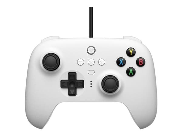 8Bitdo Ultimate - Gamepad - kablet - hvid - PC:lle, Androidille, Raspberry Pi:lle, Nintendo Switchille, Steam-kannelle