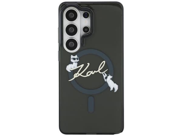 Karl Lagerfeld IML KC Script MagSafe-deksel til Samsung Galaxy S26 Ultra - sort