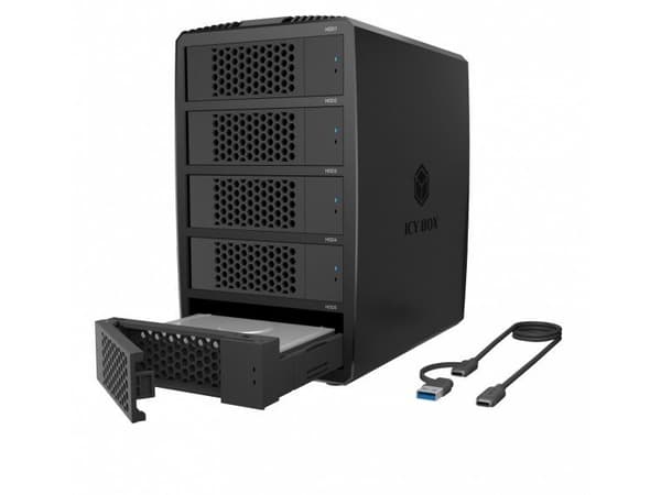 5-Bay SATA RAID Enclosure, USB 5 Gbps, RAID 0/1/5/10