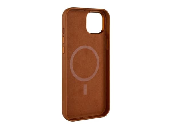 FIXED MagLeather, Mobilskal, Apple, iPhone 15 Plus, 17 cm (6.7"), Brun