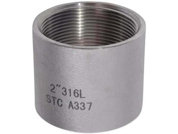 Muffe 1.1/2 rustfri AISI 316