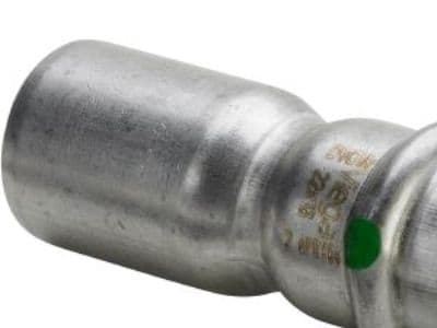 Sanpress Inox reduktion 35 x 28 mm rustfrit stål