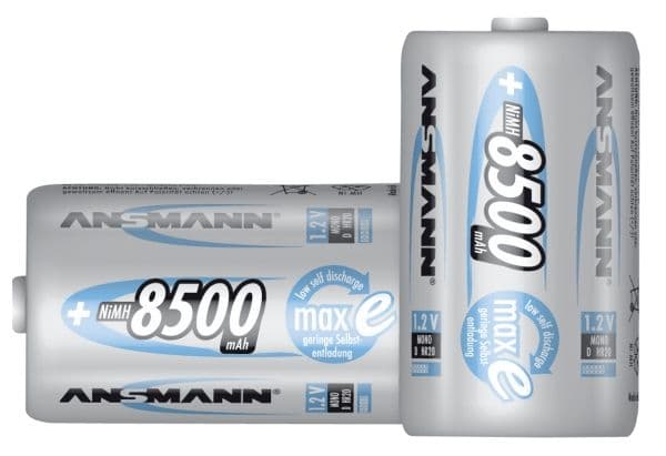 ANSMANN maxE - Batteri 2 x D - NiMH - (ladbare) - 8500 mAh