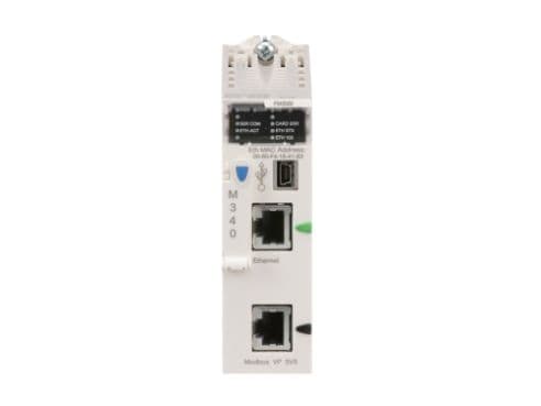 Modicon M340, CPU 4096KB modbus og ethernet, BMXP342020