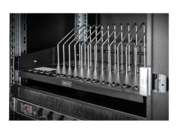 Digitus DN-97665 - Rackhylde - sort, RAL 9005 - 1U - 19"