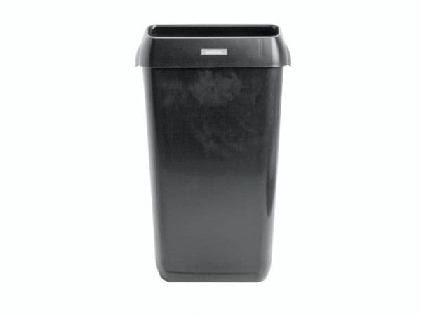 Toiletspand Katrin 50 ltr. sort med låg