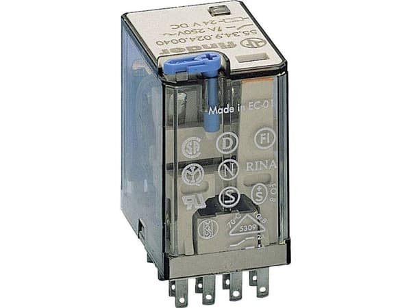 Mini industrirelä 4W 7A 24VDC