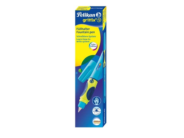 Pelikan 809160, Blå, Påfyllning med bläckpatronssystem, Blå, Högerhänt, Låda, 1 styck