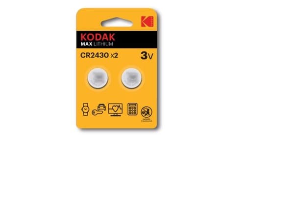 Kodak MAX - Batteri 2 x CR2430 - Li