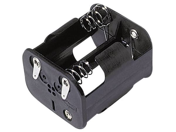 Batterifack modell L för 4 C (R14) batterier