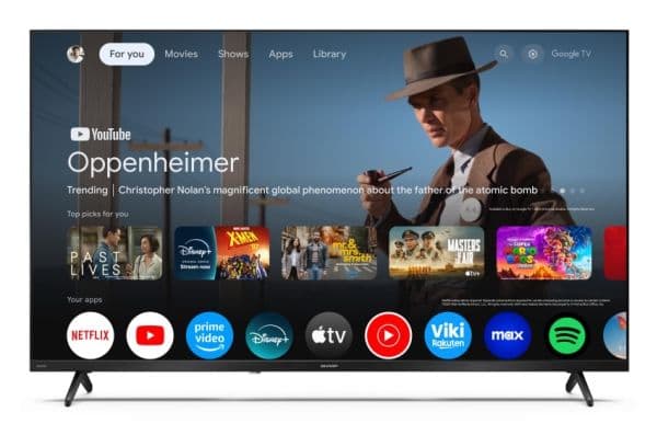 Sharp , 101,6 cm (40"), 1920 x 1080 pikseliä, LED, Wi-Fi, DVB-T2, DVB-T, DVB-C, DVB-S, DVB-S2, Musta