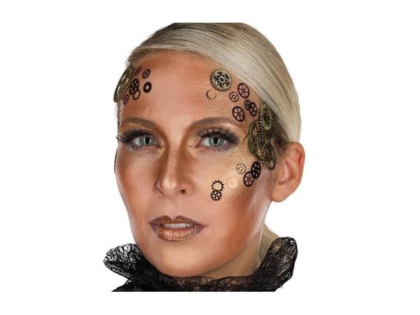 Steampunk ansiktsstickers