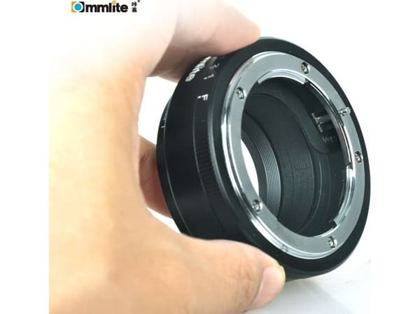 Commlite ADAPTER for Olympus / Panasonic Micro 4/3 m4/3 til NIKON / NIKKOR + Aperture