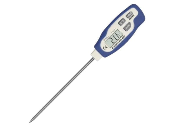 PCE Instruments insticktermometer med dopp-/insticksensor, ultrasnabb, IP65