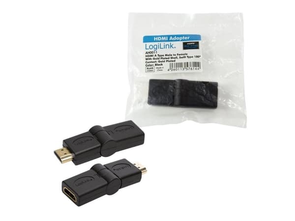 LogiLink AH0011, HDMI, HDMI, Sort