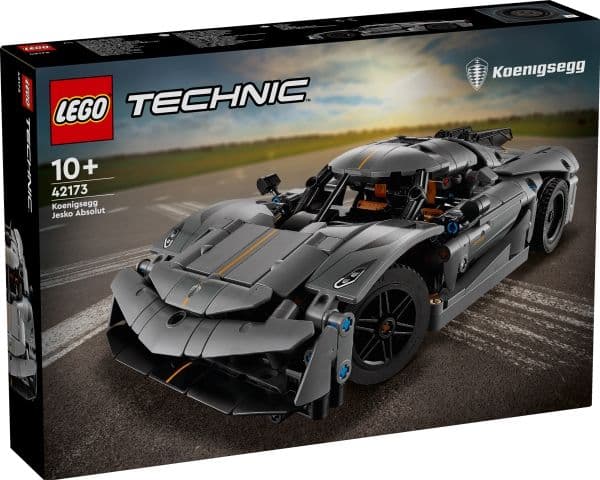 LEGO Technic 42173 Koenigsegg Jesko Absolut grå hyperbil