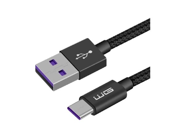 Winner Group 7956, 1 m, USB C, USB A, Musta