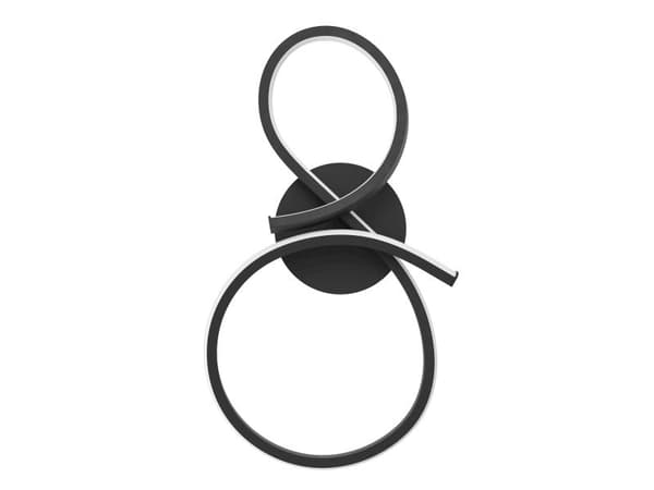EGLO SERPINS vegglampe sort/hvit
