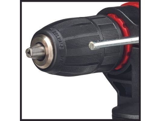 Einhell TE-ID 500 E, Nøkkelløs, Sort, Rød, 2,5 cm, 8 mm, 1 cm, 3000 RPM