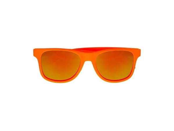 Neon orange 80er briller