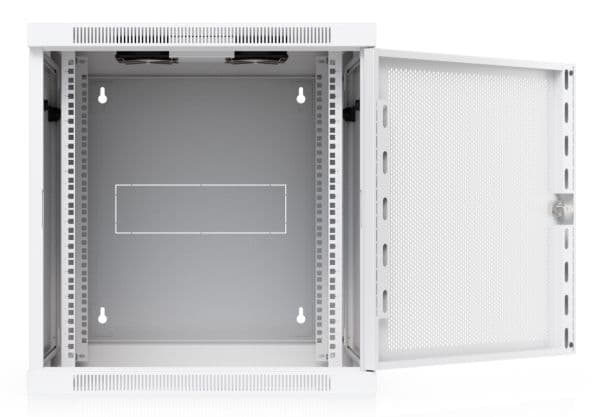 Ubiquiti UniFi - Skåp - med 2 kylfläktar - väggmontering - vit - 12U