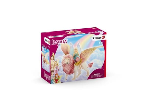 Schleich Fairy in Flight on Winged Lion