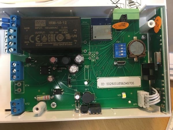 Printplade til ventilator Siku RV50C Pro Comfo version 1 (50152) og version 2 (50536).