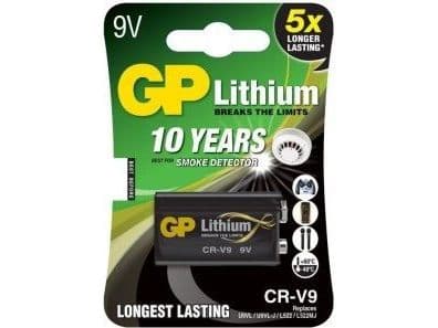 GP 9V litiumbatteri CRV9SD-2U1, 1-pack