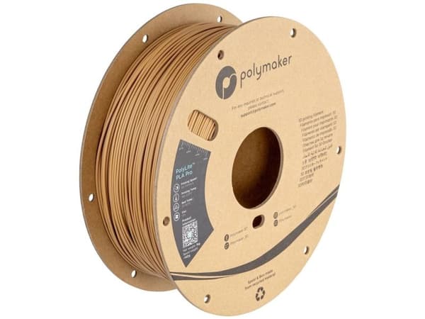 Polymaker PolyLite PLA PRO 1 kg 1,75 mm Army brun-gul