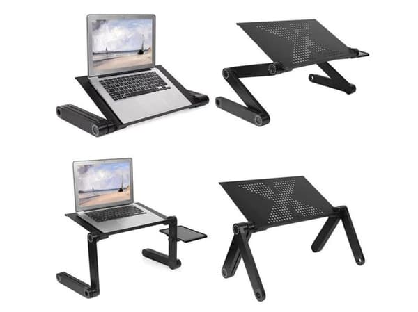 Laptopbord Easy Sort, sammenklappelig