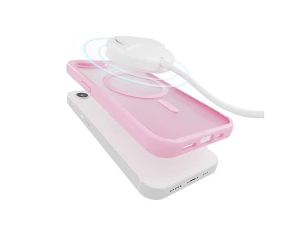 Puro Gradient MagSafe silikonfodral till iPhone 16e/17e - Rosa