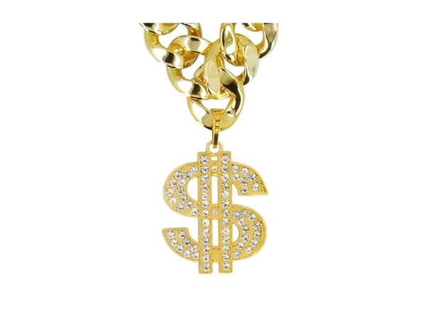 Stor dollar-halskjede